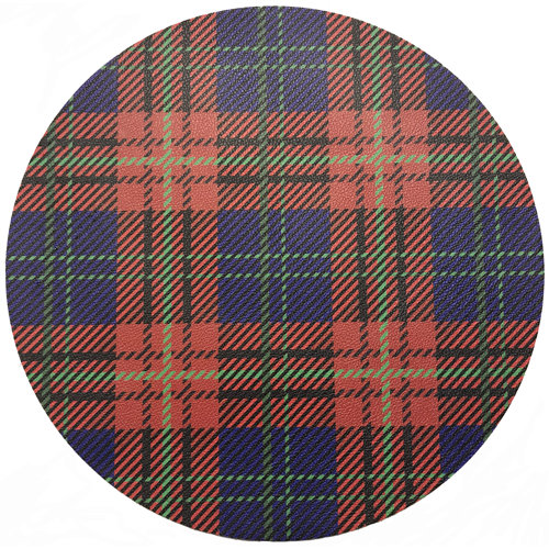 Nicolette Mayer Tartan Vinyl Plaid Round Placemat Wayfair